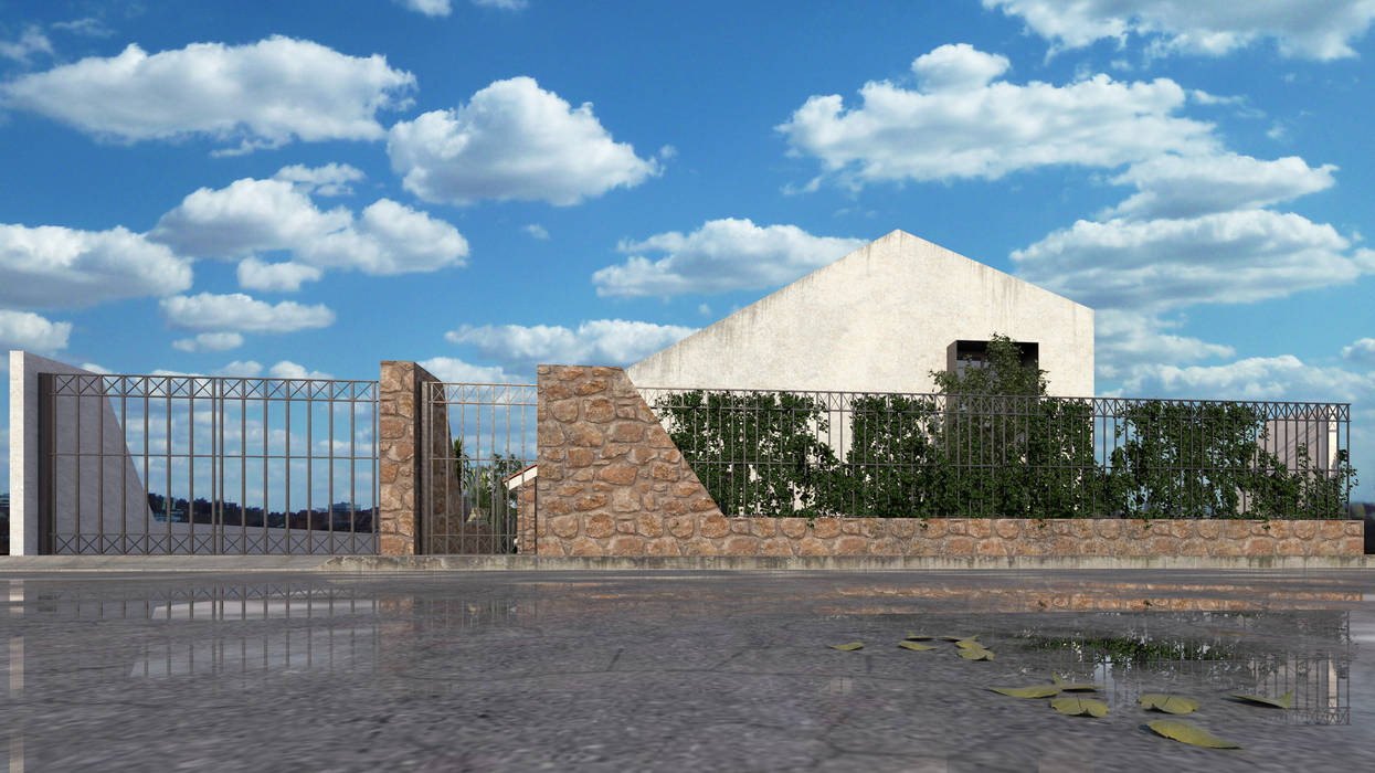 Desarrollo de proyecto CREAT ARQUITECTURA Casas de campo Piedra