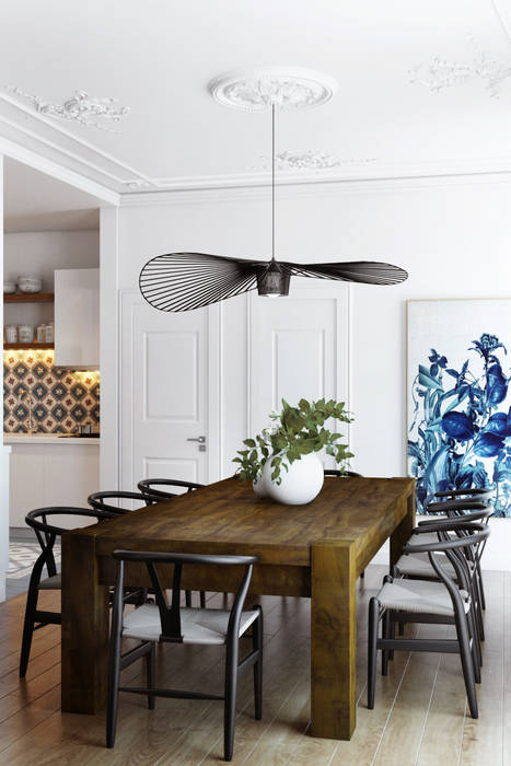 Rua da Saudade - Lisbon DZINE & CO, Arquitectura e Design de Interiores Salas de jantar ecléticas