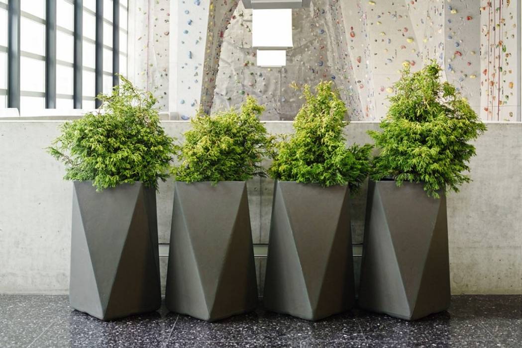 FRP Multi Dimensional Planter Scube Creations Commercial spaces Office buildings