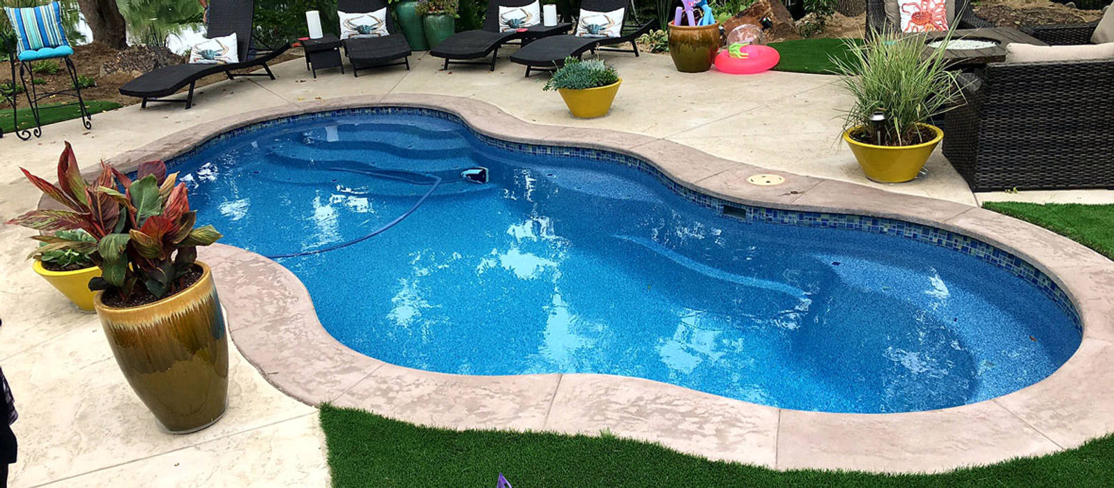 FRP Standard Swimming Pool Scube Creations Garden Pool