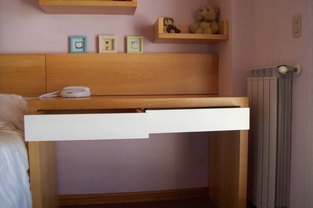 Dormitorio Infantil Romina Sirianni Habitaciones de niñas Madera Acabado en madera