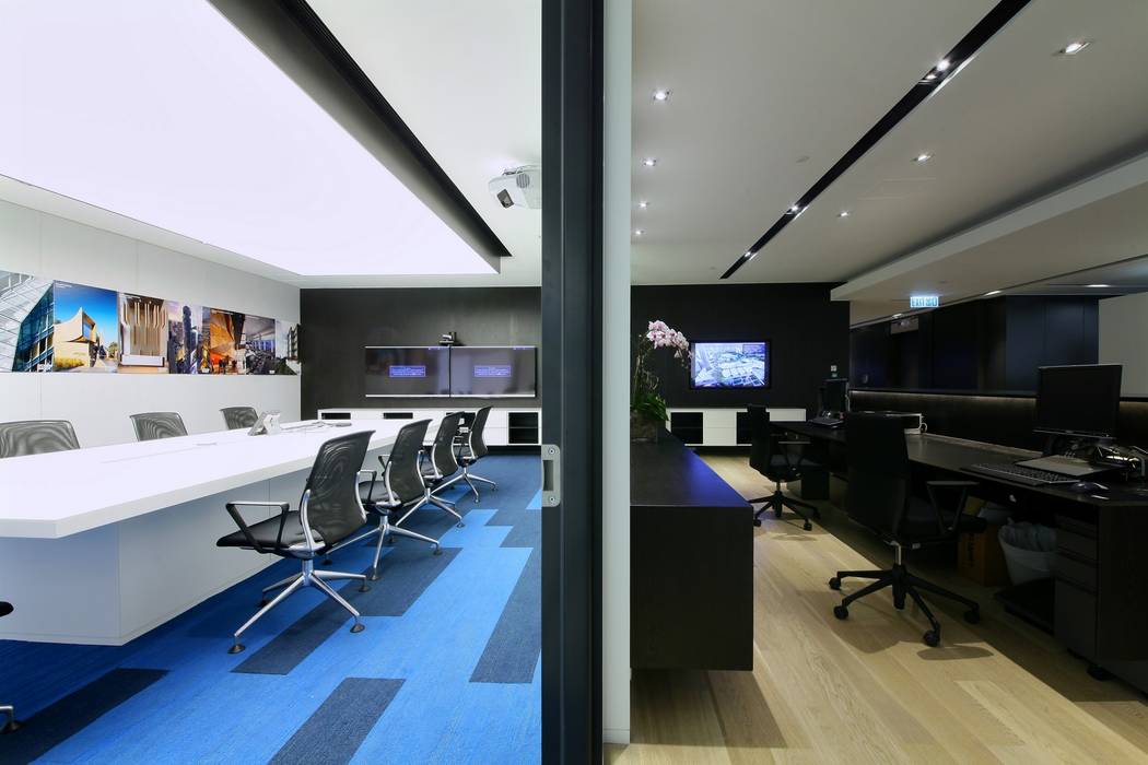Conference Room & Reception FINGO DESIGN & ASSOCIATES LTD. Commercial spaces Offices & stores