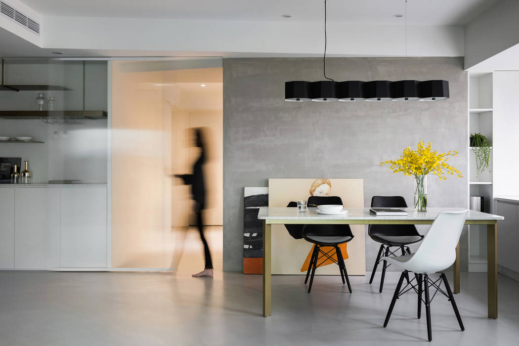 12.F, 寓子設計 寓子設計 现代客厅設計點子、靈感 & 圖片