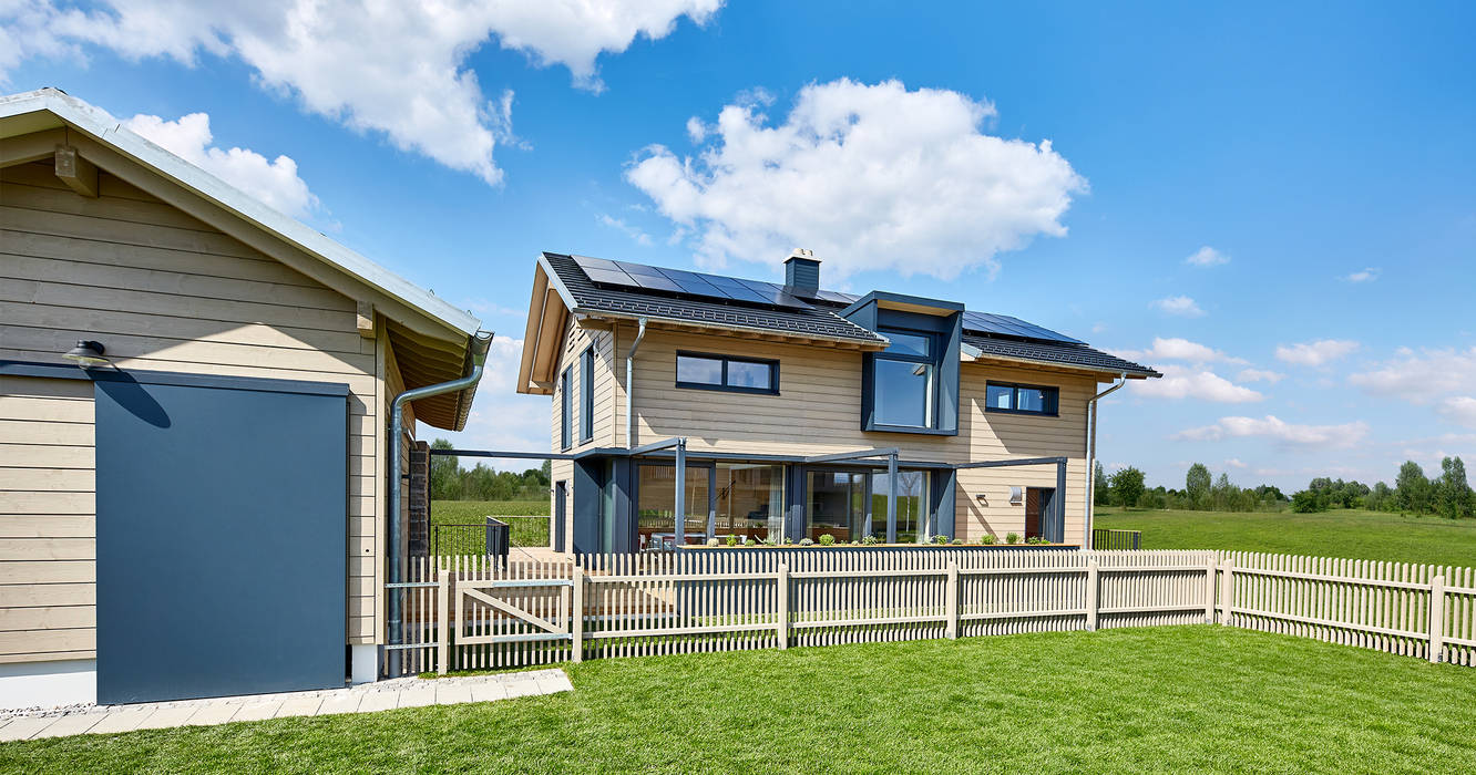 Musterhaus "Heimat 4.0", Bau-Fritz GmbH & Co. KG Bau-Fritz GmbH & Co. KG Wooden houses