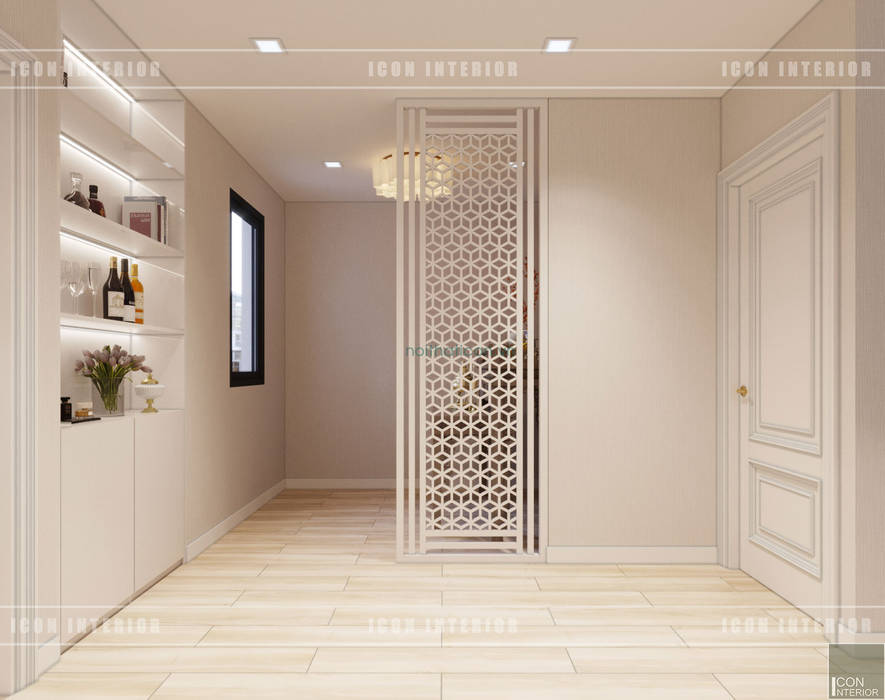 Thiết kế nội thất biệt thự Nine South - Tinh tế đến từng chi tiết nhỏ!, ICON INTERIOR ICON INTERIOR Nhà kính phong cách hiện đại