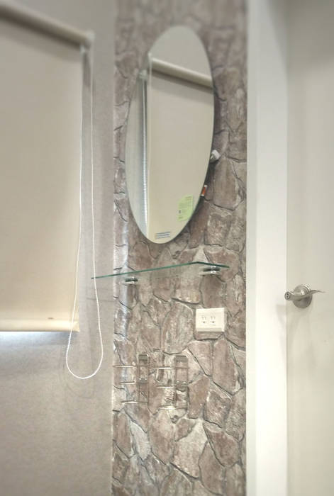 吹頭髮區 以恩室內裝修設計工程有限公司 現代浴室設計點子、靈感&圖片