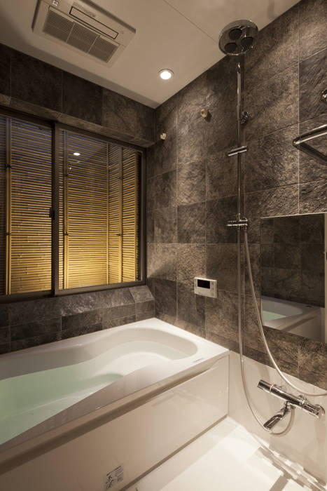 浴室｜ハーフバス｜桜坂の家 Ｕ建築設計室 オリジナルスタイルの お風呂