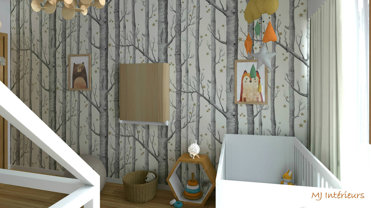 Pour un petit Robin (des bois), MJ Intérieurs MJ Intérieurs Baby room Wood Wood effect