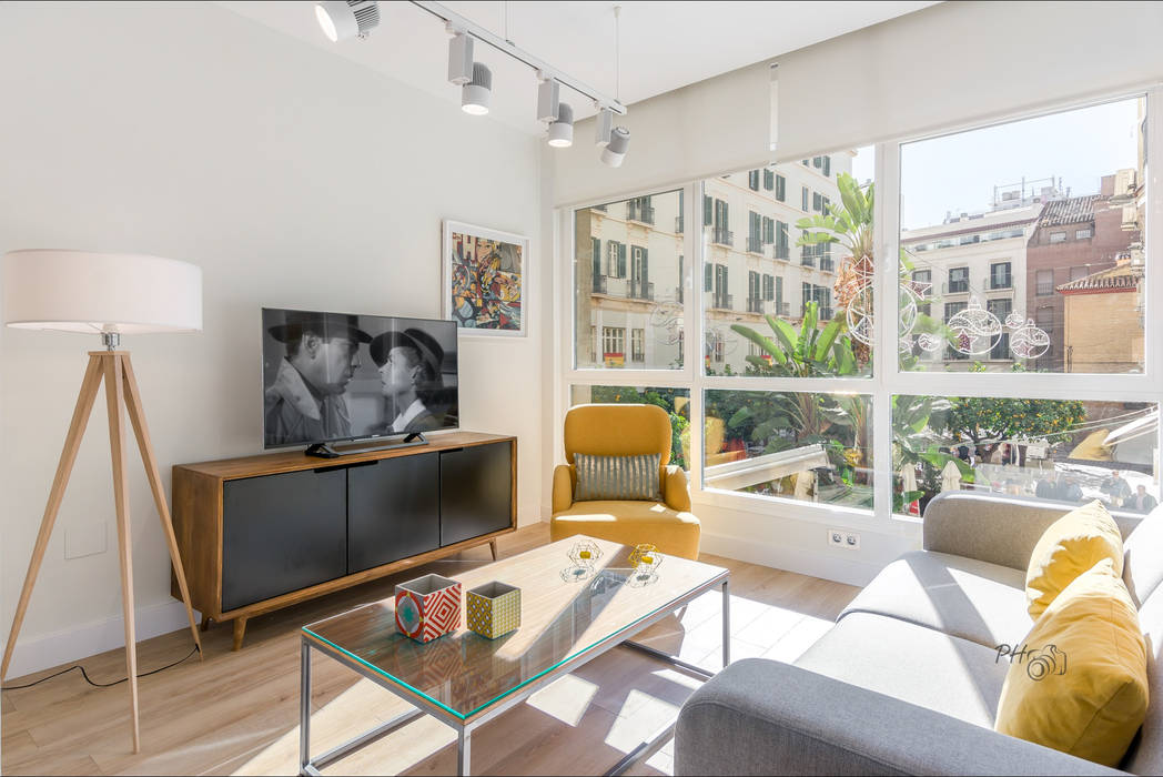 Loft en Málaga Centro Histórico , Per Hansen Per Hansen Industrial style living room