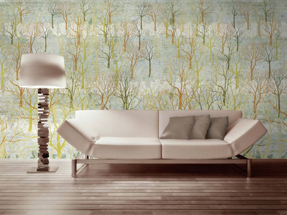 Green Nature , House Frame Wallpaper & Fabrics House Frame Wallpaper & Fabrics Commercial spaces Offices & stores