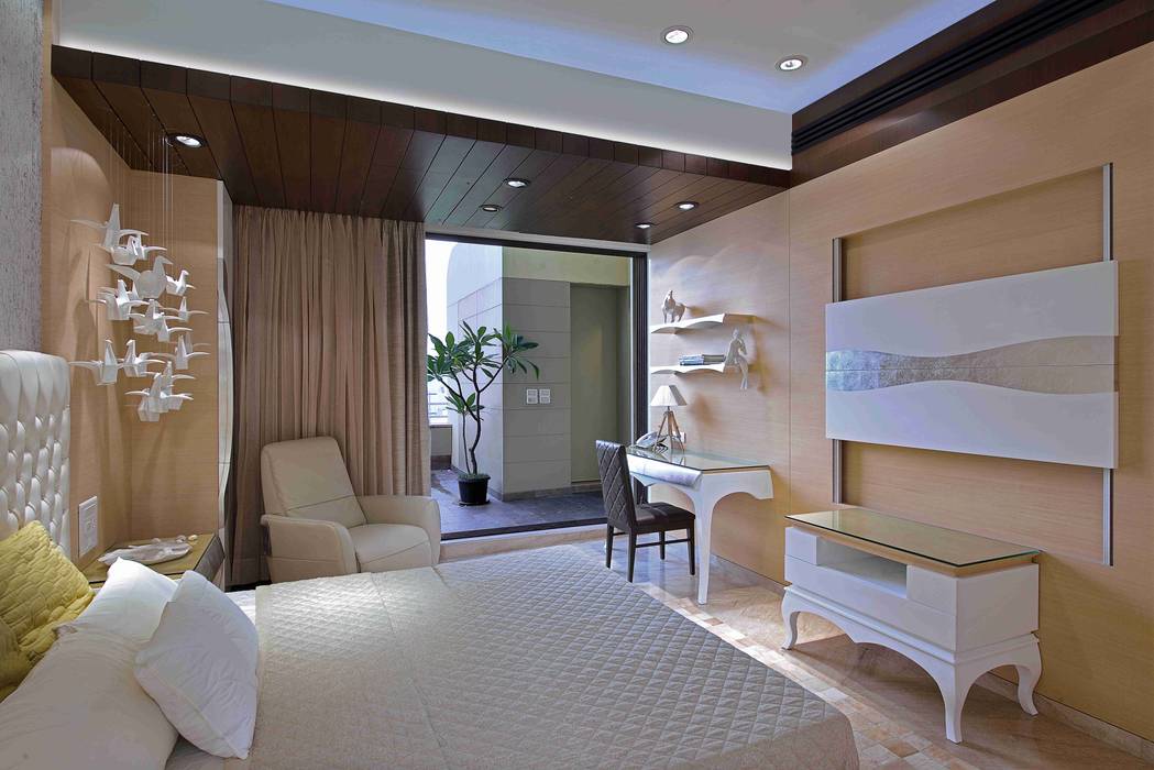 MADHUNIKETAN 9TH FLOOR, smstudio smstudio Modern style bedroom