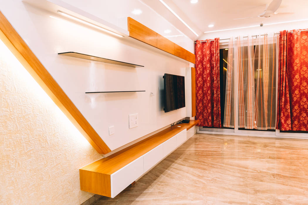 Living room—origami homify