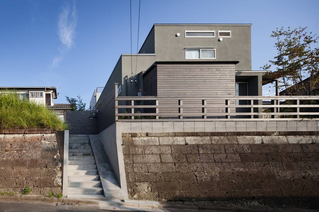 鎌倉中央公園の家, HAN環境・建築設計事務所 HAN環境・建築設計事務所 บ้านและที่อยู่อาศัย