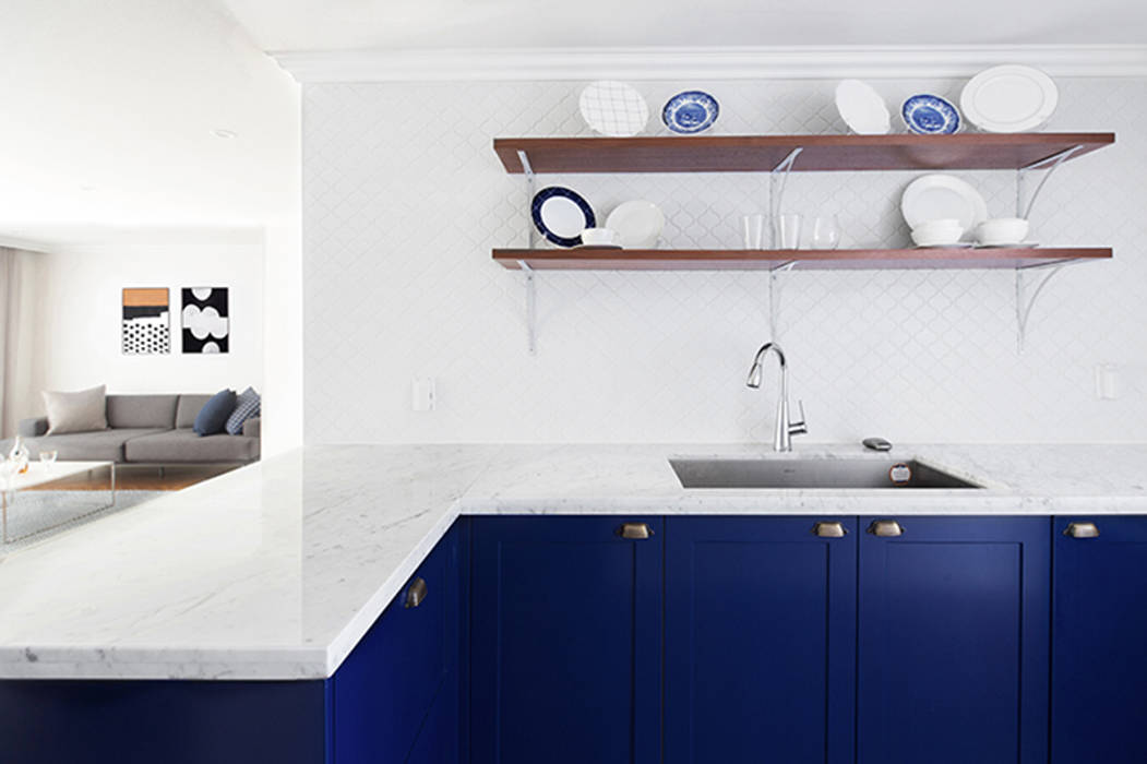 모던 클래식한 무드의 20평대 빌라 인테리어, husk design 허스크디자인 husk design 허스크디자인 Modern kitchen
