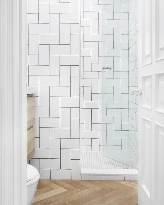 클래식하고 따뜻한 20평대 빌라 인테리어, husk design 허스크디자인 husk design 허스크디자인 클래식스타일 욕실