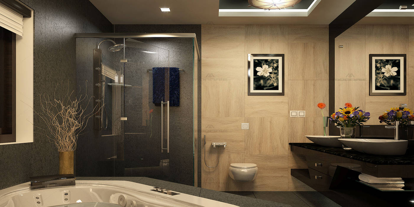 Modern Interior Designs In Kerala Modern Bathroom By Monnaie