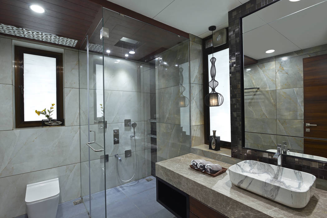 DAHANU- VIJAY GHODAWAT, smstudio smstudio Modern bathroom