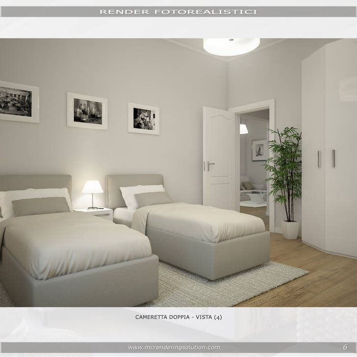 camera da letto moderna di mc