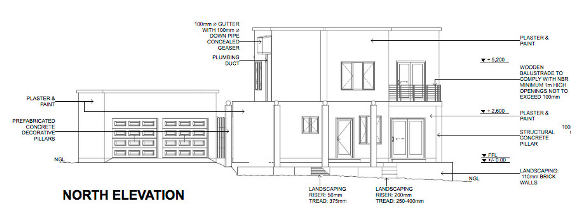 North Elevation LINE Creative Interiors