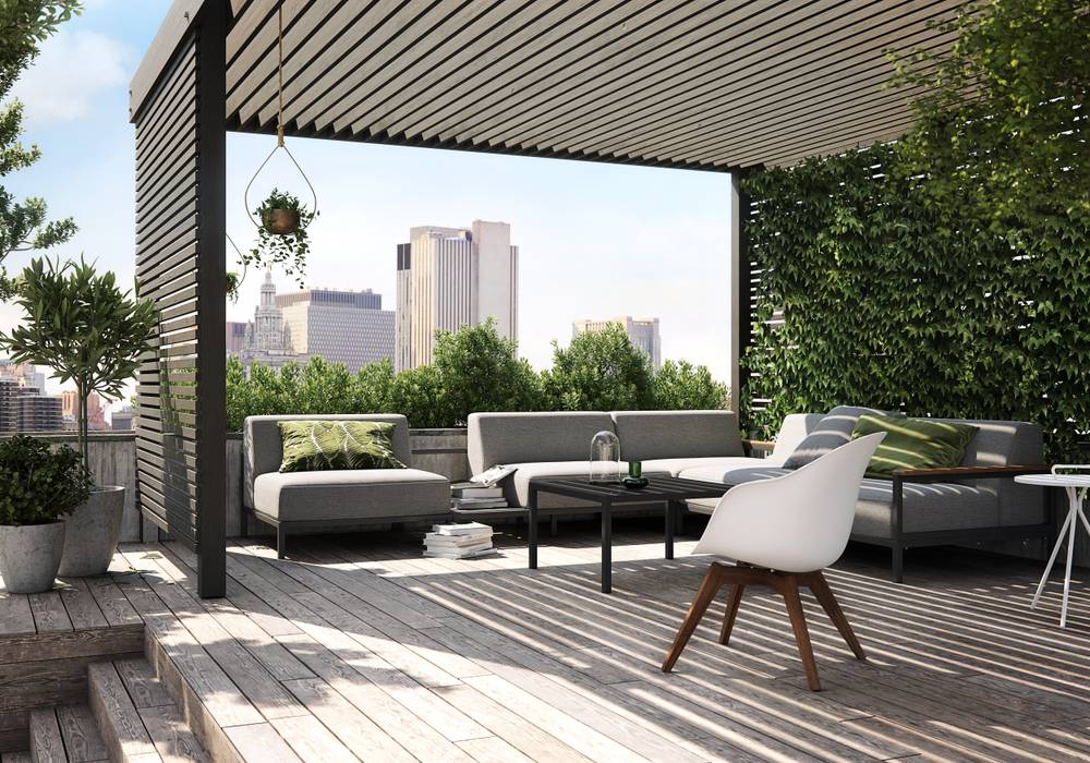 Inspiração Jardim e Terraços, BoConcept Lisboa BoConcept Lisboa Balcones y terrazas escandinavas Mobiliario