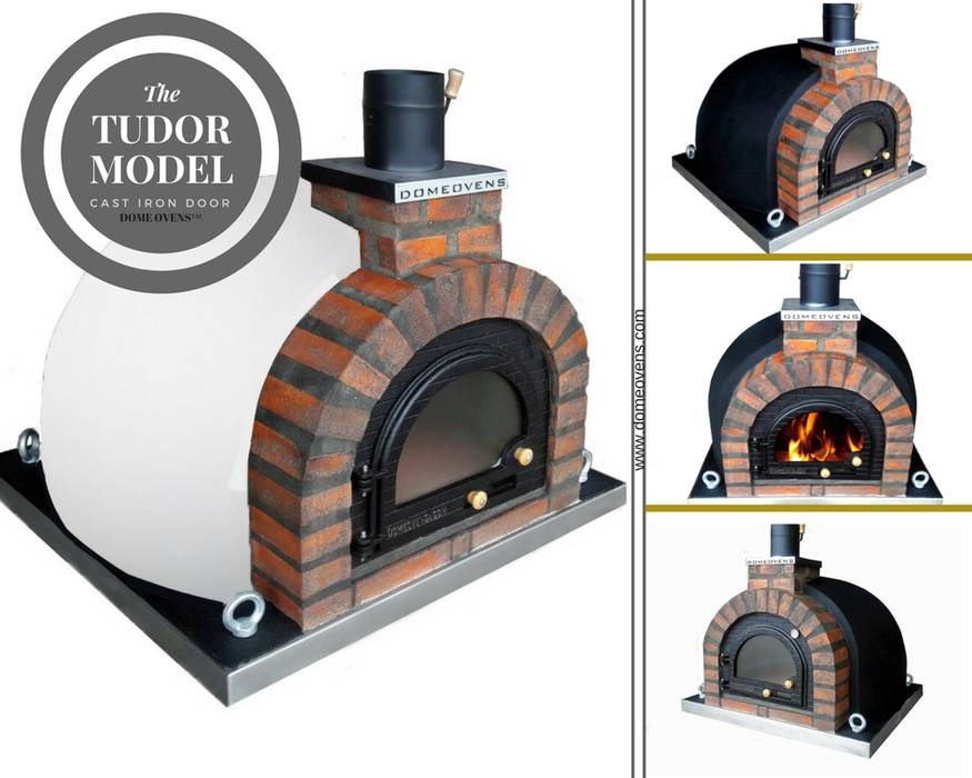 Wood - fired pizza oven , Dome Ovens® Dome Ovens® Balcones y terrazas mediterráneos