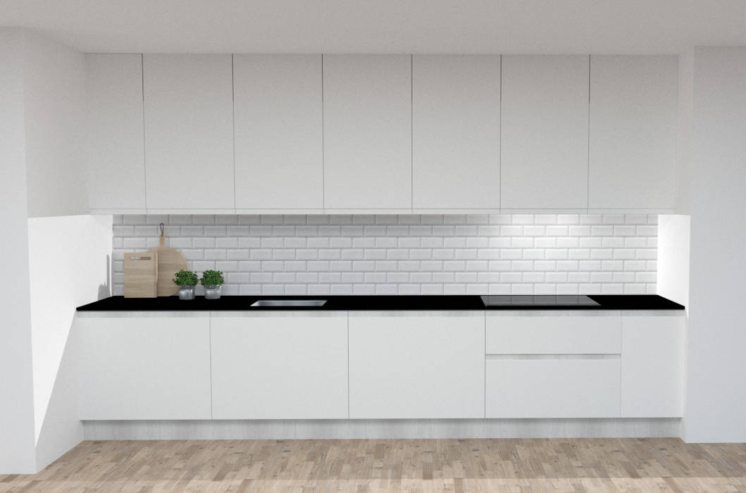 LAV Kitchen, IAM Interiores IAM Interiores وحدات مطبخ