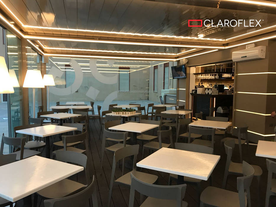 Restaurante Pizzeria, CLAROFLEX CLAROFLEX Commercial spaces Bars & clubs