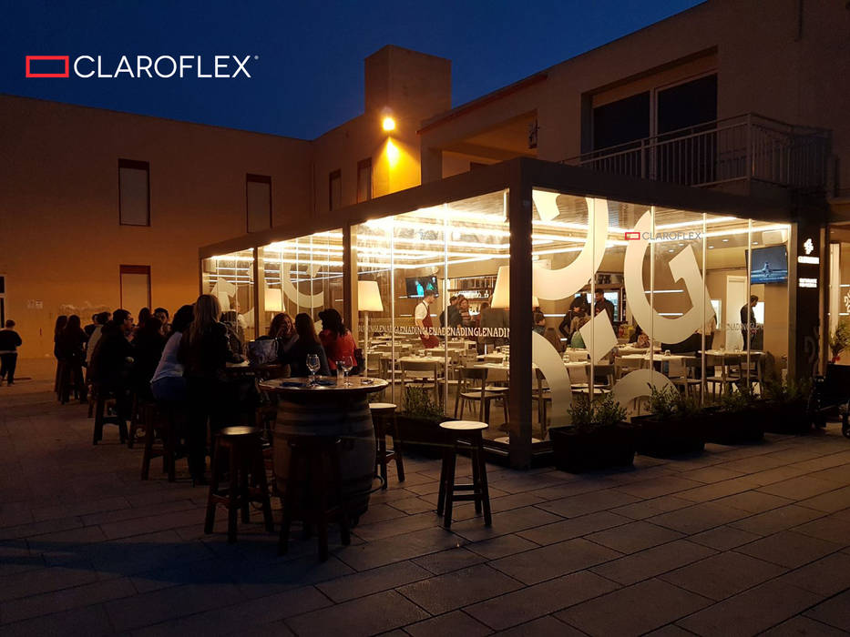 Restaurante Pizzeria, CLAROFLEX CLAROFLEX Commercial spaces Bars & clubs