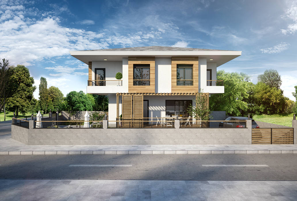 Villa Eylül, yücel partners yücel partners 일세대용 주택