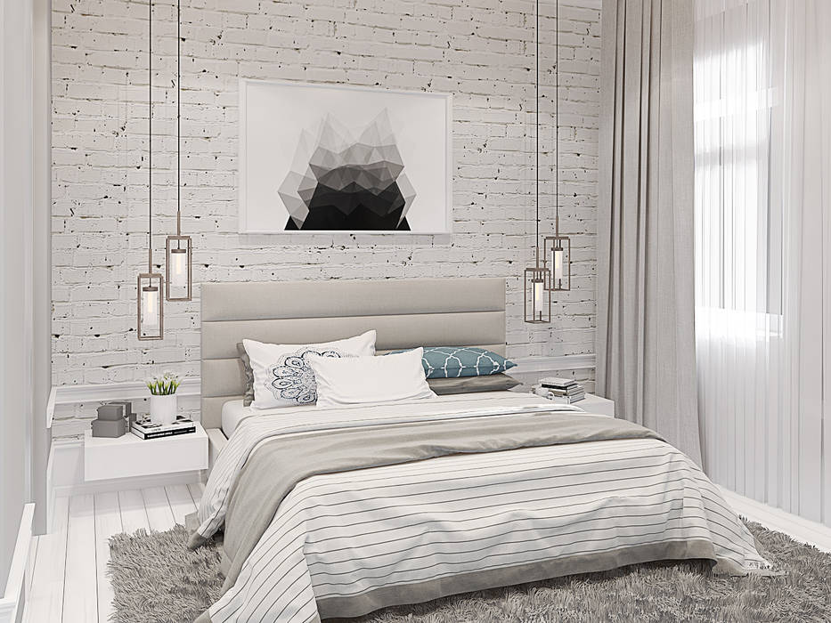 Неоклассика с элементами прованса , design4y design4y Спальня в классическом стиле