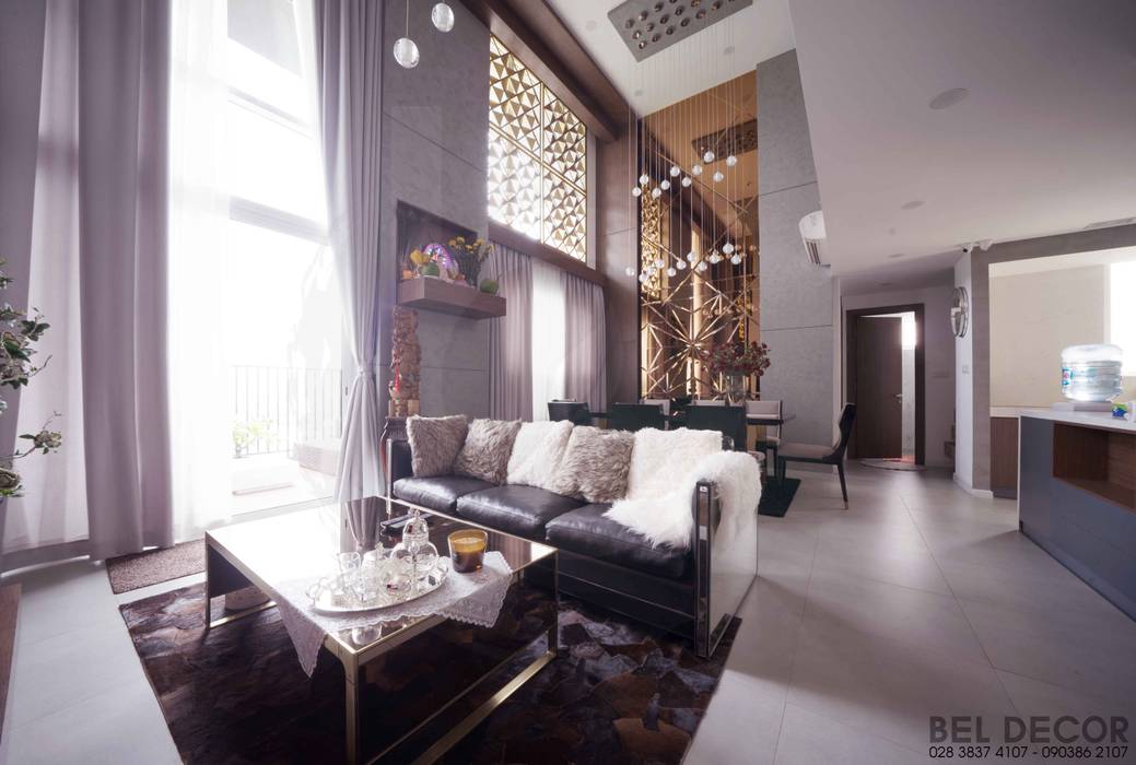 HÌNH ẢNH THI CÔNG HOÀN THIỆN NỘI - NGOẠI THẤT LUXURY PENTHOUSE/ BEL DECOR, Bel Decor Bel Decor