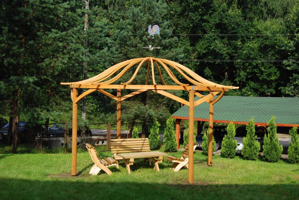 Gazebo e pergole da giardino, ONLYWOOD ONLYWOOD Eclectic style garden Wood Wood effect