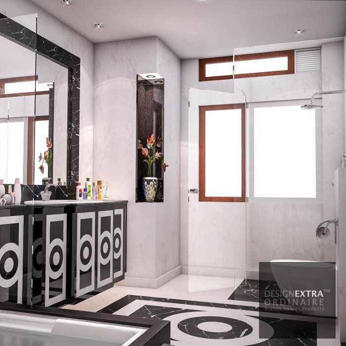 Master Bathroom - Villa in Manipur homify Colonial style bathroom Bathroom,Luxury,Villa,Home