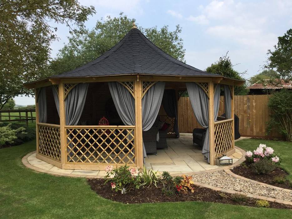 Gazebo e pergole da giardino, ONLYWOOD ONLYWOOD Garden لکڑی Wood effect