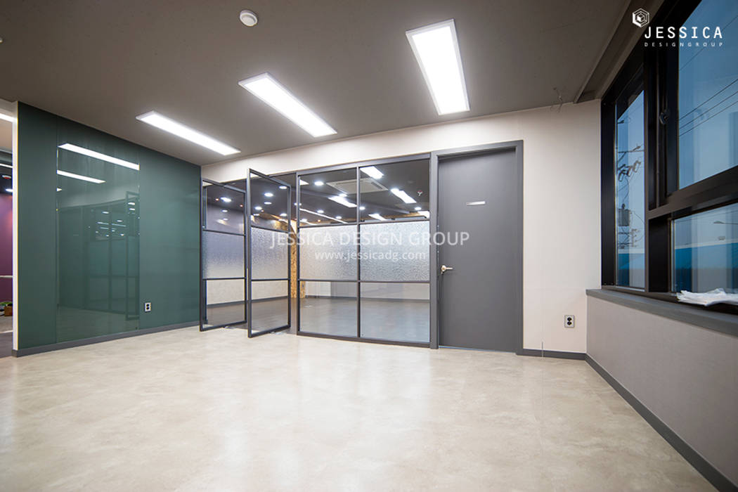 인천 이앤씨 오피스, 제시카디자인그룹 제시카디자인그룹 Commercial spaces Office buildings