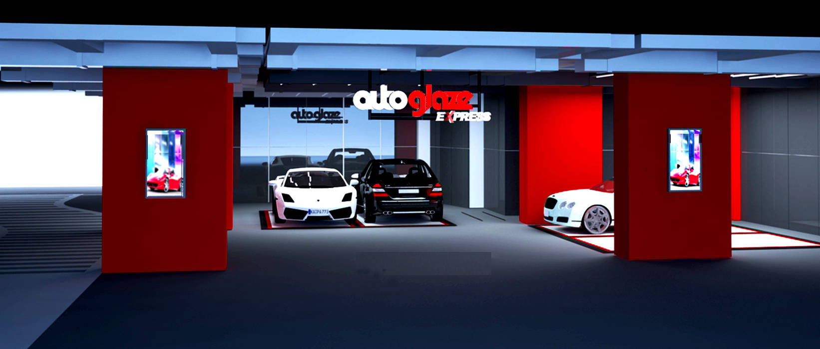 Autoglaze Outlets , Elora Desain Elora Desain مساحات تجارية معارض سيارات