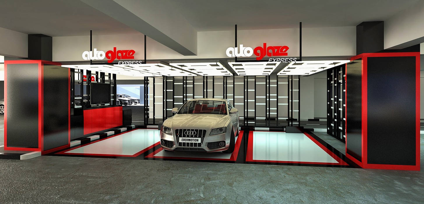 Autoglaze Outlets , Elora Desain Elora Desain Commercial spaces Car Dealerships