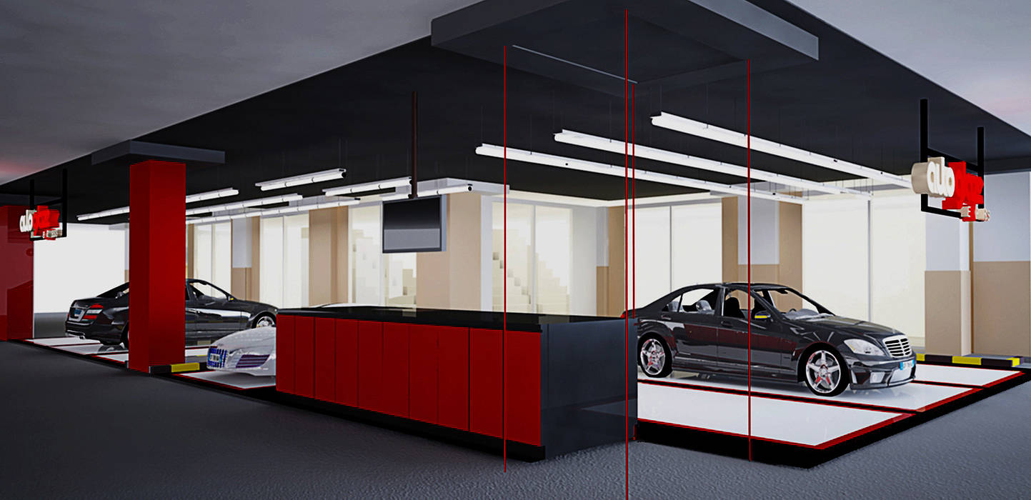 Autoglaze Outlets , Elora Desain Elora Desain Commercial spaces Car Dealerships