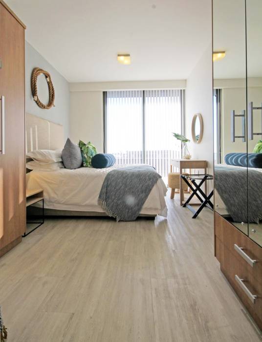 Cape Town Apartment, Principia Design Principia Design Eclectic style bedroom