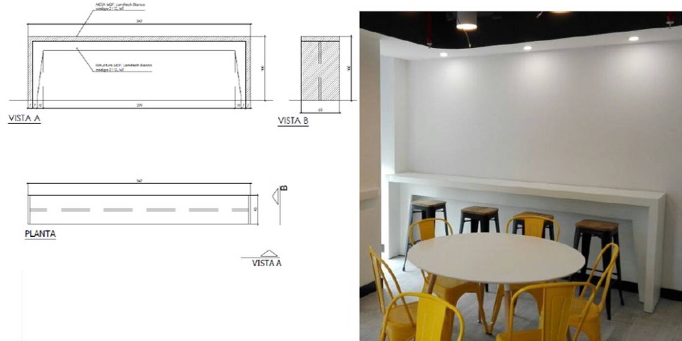 Mesa, Arq Darwin Machiste Arq Darwin Machiste Modern Dining Room Wood Wood effect Tables