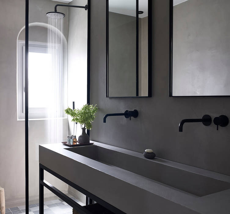 Black forever Padimat Design+Technic Casas de banho minimalistas padimat,water evolution,casa de banho,design,Pia