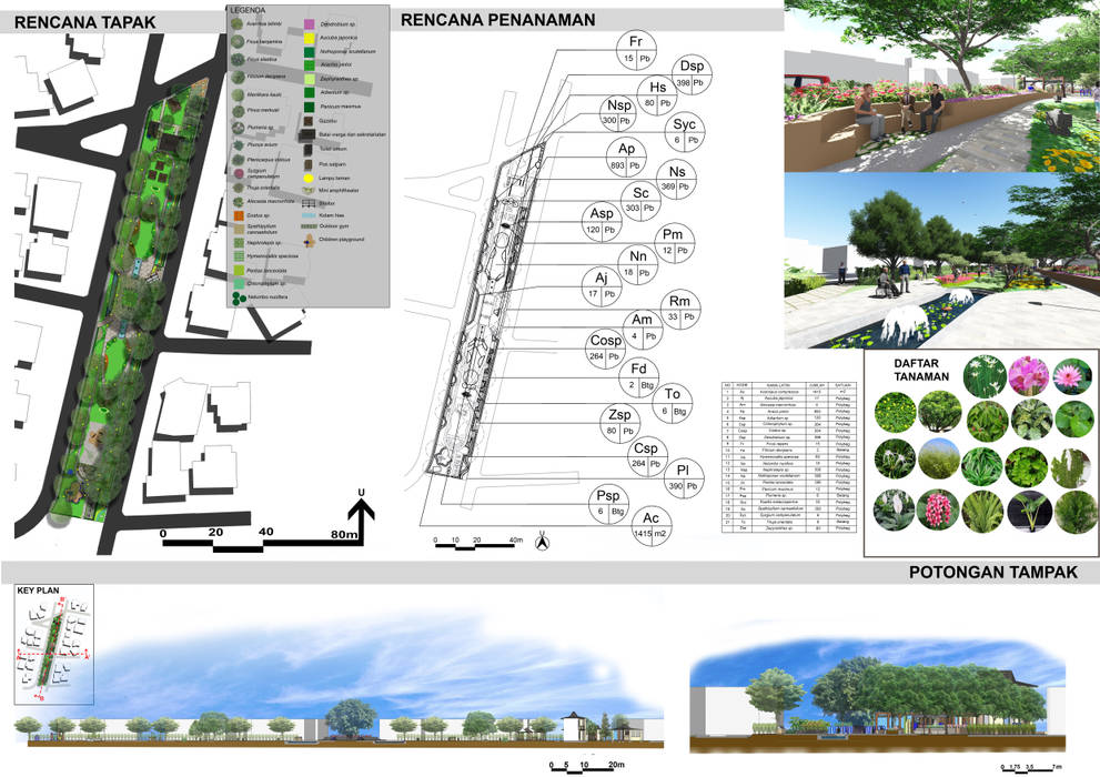 DESAIN TAMAN LINGKUNGAN PERUM VILLA CINERE MAS, 1mm studio | Landscape Design 1mm studio | Landscape Design Halaman depan
