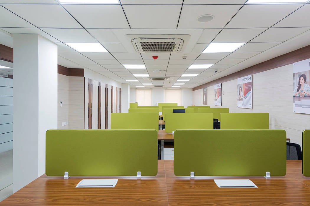 Office Space Elcon Infrastructure Commercial spaces Plywood interior,design,chennai,Office spaces & stores