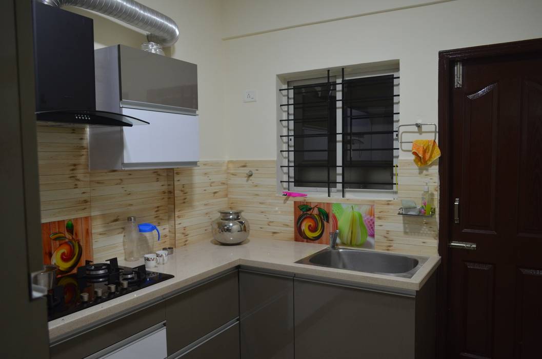 Stylish Apartment, Vdezin Interiors Vdezin Interiors Modern kitchen