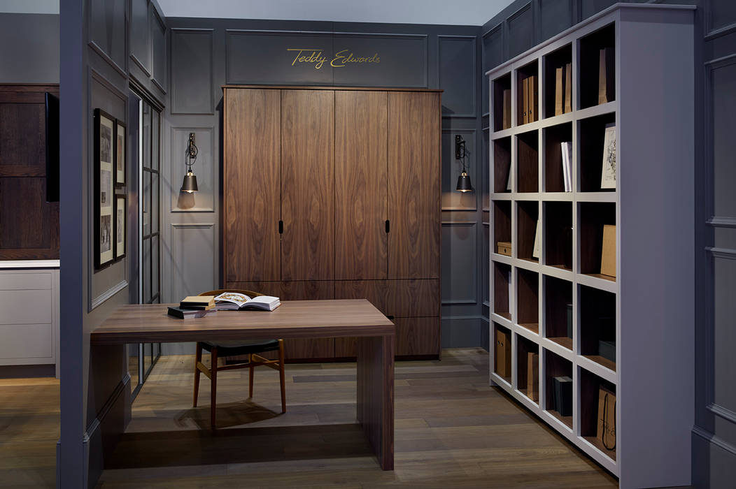 Grand Designs Live 2015 Teddy Edwards Study/office Kitchen Architecture,Teddy Edwards,bespoke furniture,traditional,study room