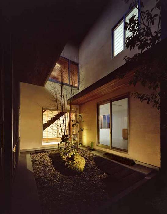 U2-house「地平線の家」, Architect Show Co.,Ltd Architect Show Co.,Ltd Jardines de estilo moderno