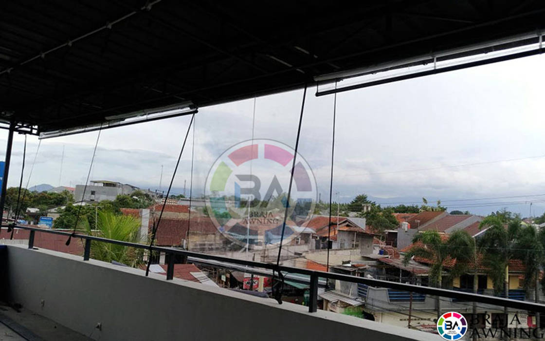 Canopy Transparan Braja Awning & Canopy Balkon, Beranda & Teras Minimalis Plastik Accessories & decoration