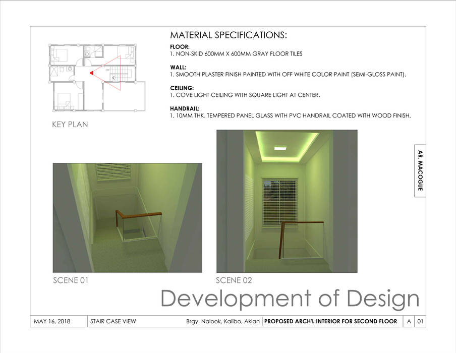 House in Modern Style, Arch't. Jan Reinhold T. Macogue (Architectural & Technical Services) Arch't. Jan Reinhold T. Macogue (Architectural & Technical Services) Treppe