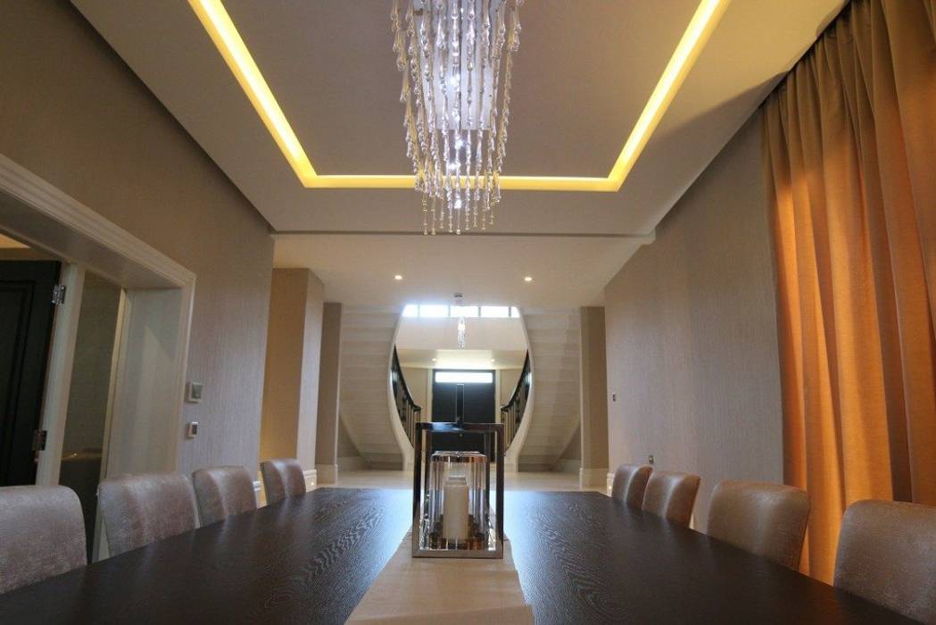 Luxury House, Preston, Asco Lights Limited Asco Lights Limited Modern dining room