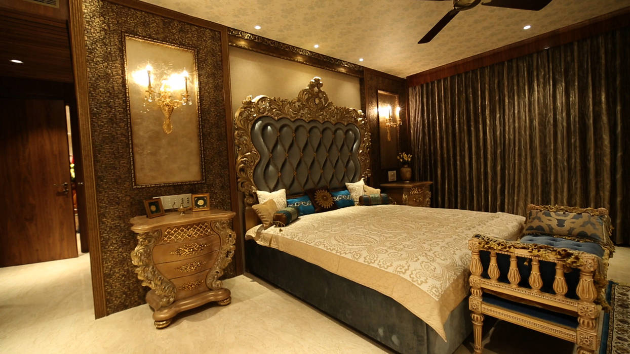Hiranandani, Thane, aasha interiors aasha interiors Modern Bedroom